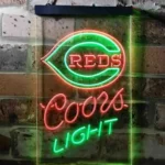 Cincinnati Reds Neon Sign Coors Light 1