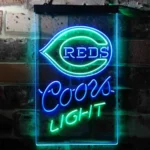 Cincinnati Reds Neon Sign Coors Light 1
