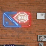 Cincinnati Reds Neon Sign Mlb Logo 1