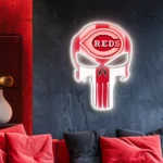Cincinnati Reds Neon Sign The Punisher 1