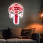 Cincinnati Reds Neon Sign The Punisher 1