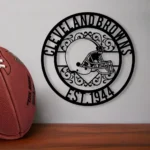 Cleveland Browns Metal Sign Custom Nfl 1