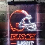 Cleveland Browns Neon Sign Busch Light 1