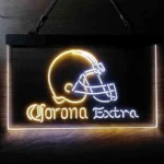 Cleveland Browns Neon Sign Corona Extra 1