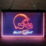 Cleveland Browns Neon Sign Detailed Bud Light 3 Color 1