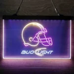 Cleveland Browns Neon Sign Detailed Bud Light 3 Color 1