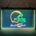 Cleveland Browns Neon Sign Detailed Bud Light 3 Color 1