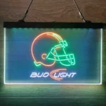 Cleveland Browns Neon Sign Detailed Bud Light 3 Color 1