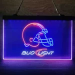 Cleveland Browns Neon Sign Detailed Bud Light 3 Color 1