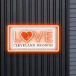 Cleveland Browns Neon Sign Love Sign 1