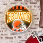 Cleveland Browns Neon Sign Vintage Acrylic 1