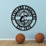 Cleveland Cavaliers Metal Sign Custom Nba 1