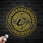 Cleveland Cavaliers Metal Sign Custom Nba 1