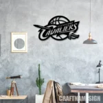 Cleveland Cavaliers Metal Sign Emblem 1