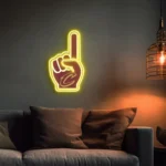 Cleveland Cavaliers Neon Sign Nba Foam Finger 1
