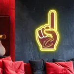 Cleveland Cavaliers Neon Sign Nba Foam Finger 1