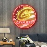 Cleveland Cavaliers Neon Sign Us Pennant Acrylic 1