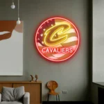 Cleveland Cavaliers Neon Sign Us Pennant Acrylic 1