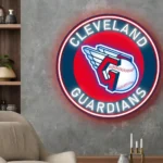 Cleveland Guardians Neon Sign Mlb 1