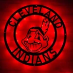 Cleveland Indians Metal Sign Mlb 1