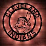 Cleveland Indians Metal Sign Mlb 1