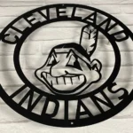 Cleveland Indians Metal Sign Mlb 1