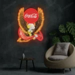 Coca Cola Neon Sign Bespoke Logo Custom American Eagle 1
