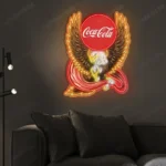 Coca Cola Neon Sign Bespoke Logo Custom American Eagle 1