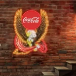 Coca Cola Neon Sign Bespoke Logo Custom American Eagle 1