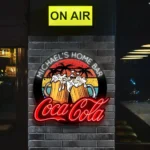 Coca Cola Neon Sign Custom Beer Foam Mugs 1