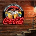 Coca Cola Neon Sign Custom Beer Foam Mugs 1
