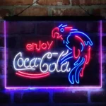 Coca Cola Neon Sign Enjoy Parrot 3 Color 1