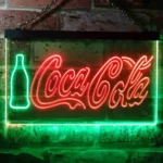 Coca Cola Neon Sign Flask Home Bar 1
