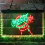 Coca Cola Neon Sign Flask Open 1