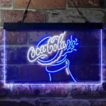 Coca Cola Neon Sign Flask Open 1