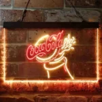 Coca Cola Neon Sign Flask Open 1