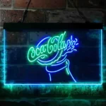 Coca Cola Neon Sign Flask Open 1