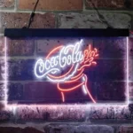 Coca Cola Neon Sign Flask Open 1