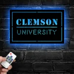 College Sports Metal Sign Clemson Ncaa 1