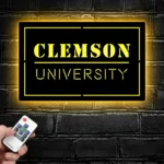 College Sports Metal Sign Clemson Ncaa 1