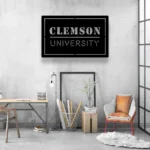 College Sports Metal Sign Clemson Ncaa 1