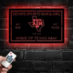 College Sports Metal Sign Custom Texas Aampm Aggies 1