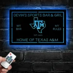 College Sports Metal Sign Custom Texas Aampm Aggies 1