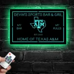 College Sports Metal Sign Custom Texas Aampm Aggies 1