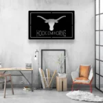 College Sports Metal Sign Hook Em Horns University Of Texas 1