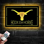 College Sports Metal Sign Hook Em Horns University Of Texas 1