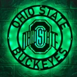 College Sports Metal Sign Nba Ohio State 1