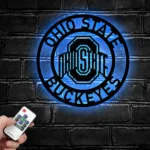 College Sports Metal Sign Nba Ohio State 1