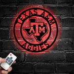 College Sports Metal Sign Ncaa Texas A038m Aggies 1
