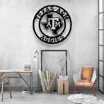 College Sports Metal Sign Ncaa Texas A038m Aggies 1